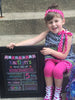 First day of school printable chalkboard sign poster Kindergarten