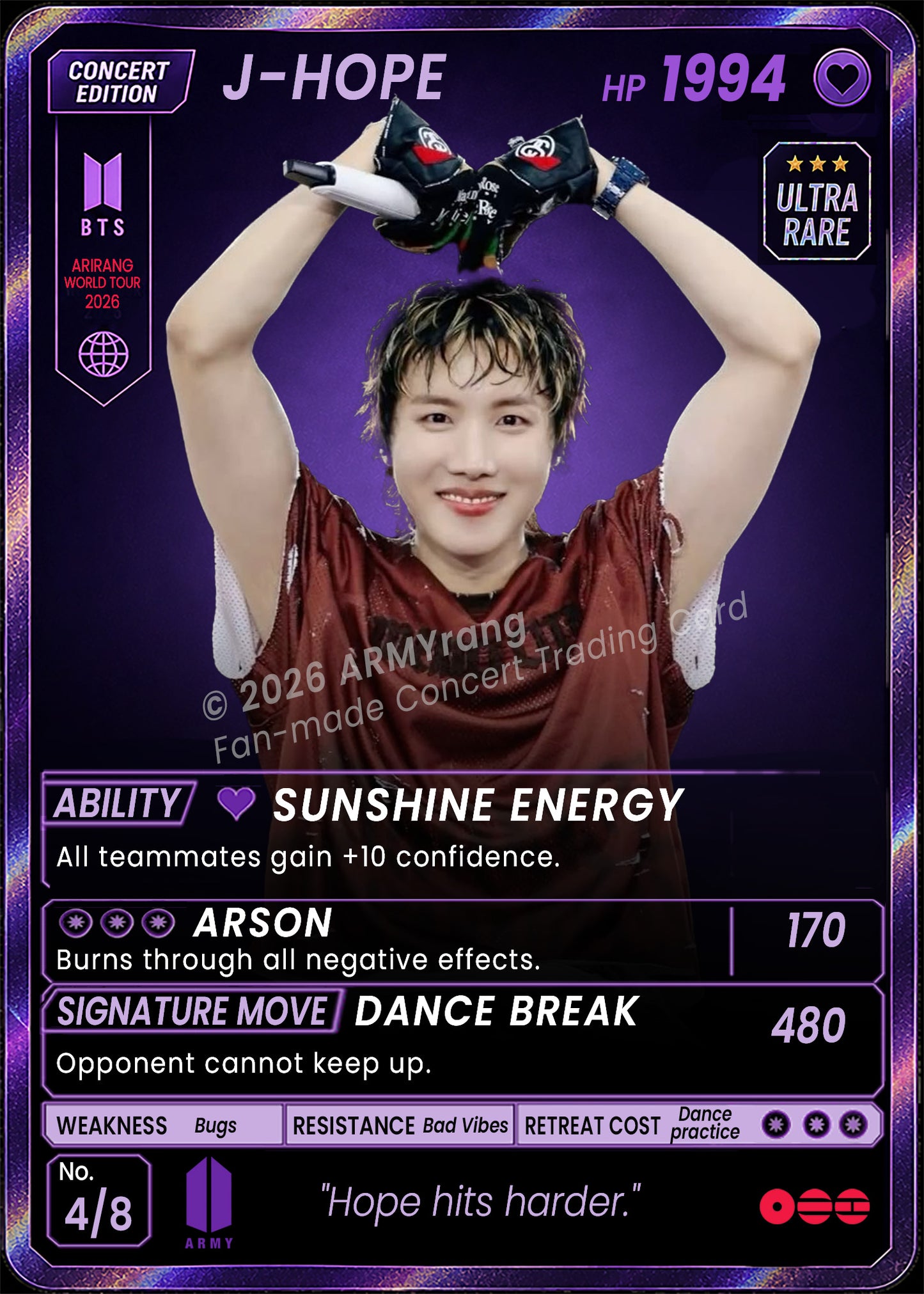 ARMYrang Concert Edition Trading Cards