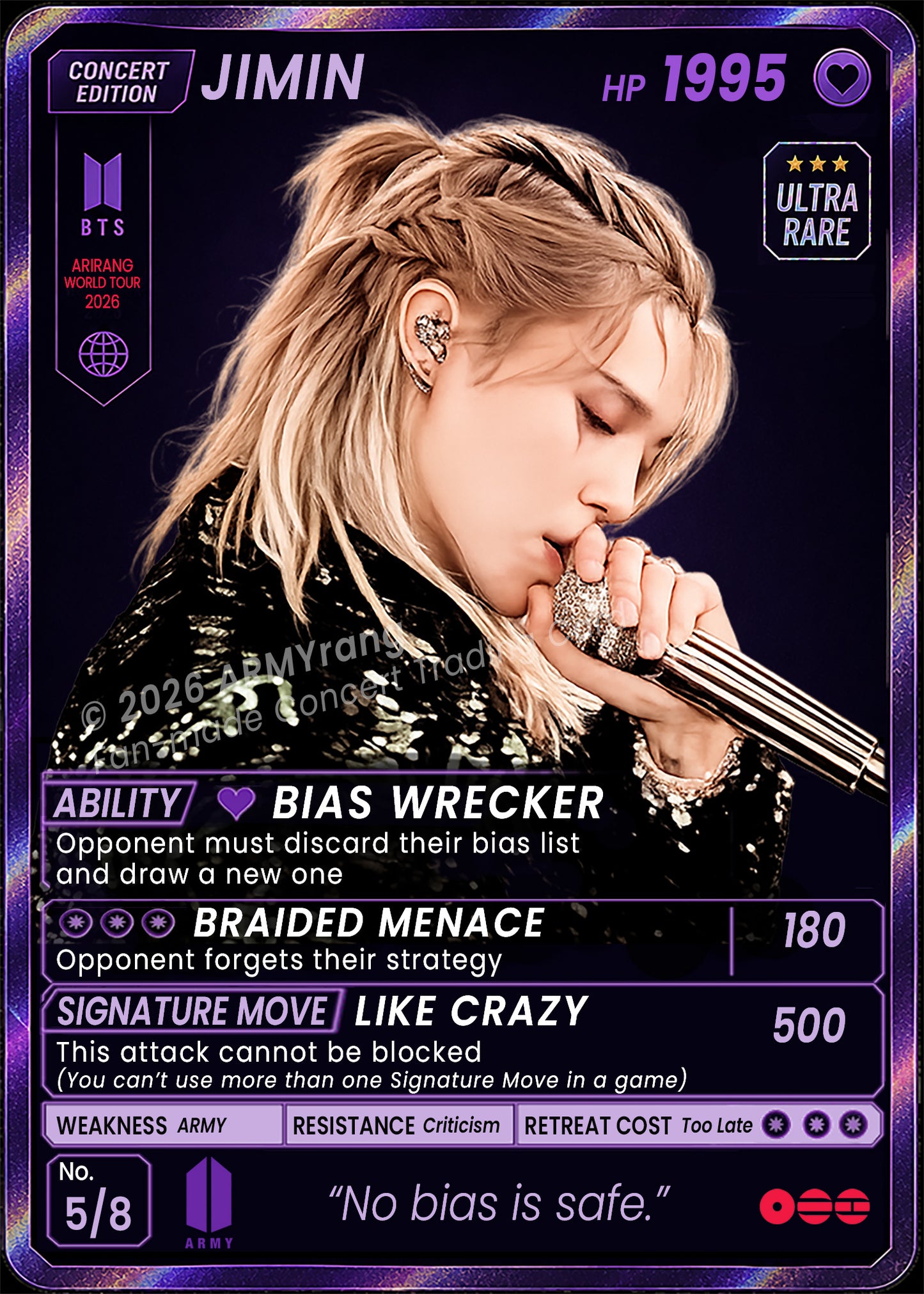 ARMYrang Concert Edition Trading Cards