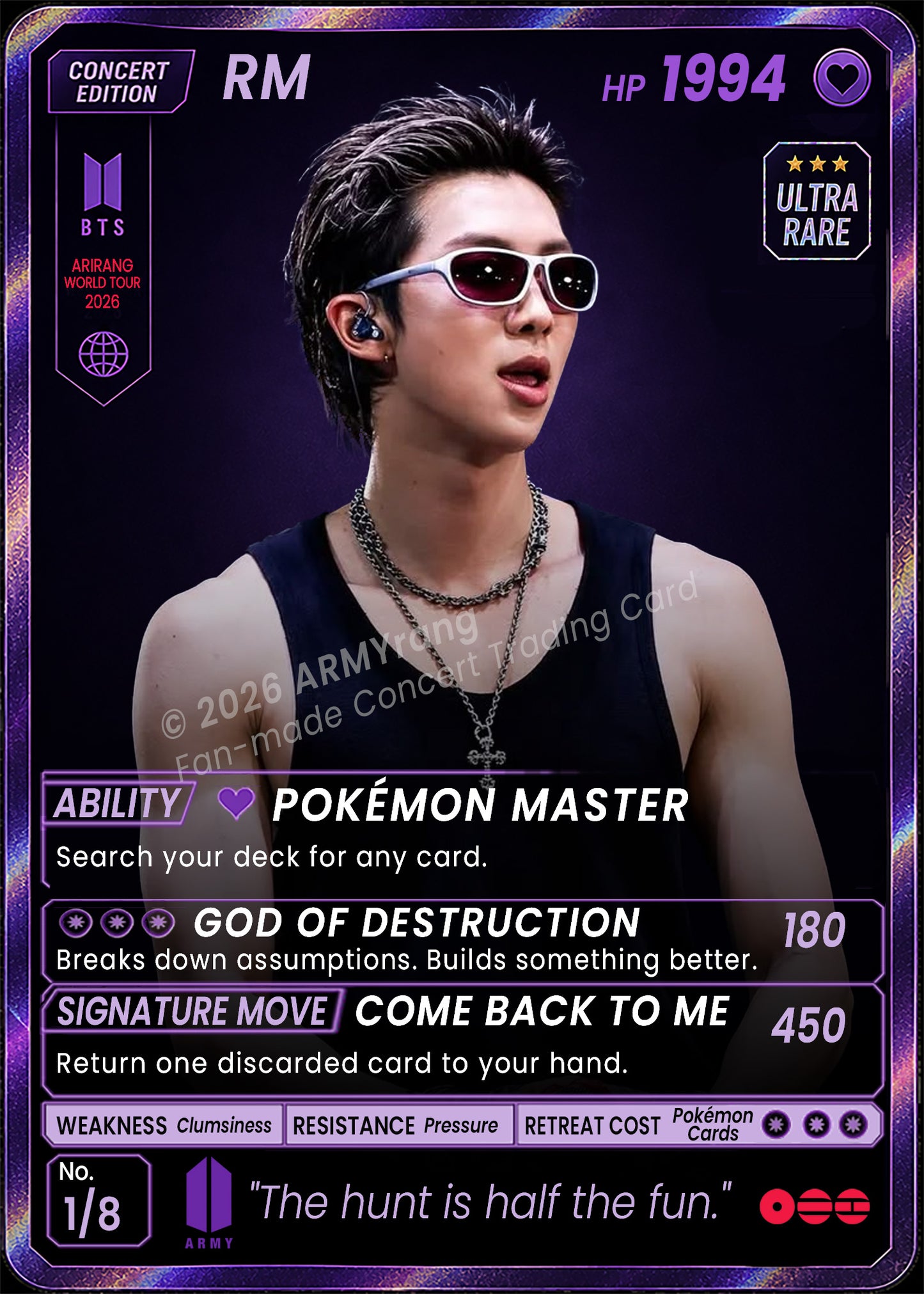 ARMYrang Concert Edition Trading Cards