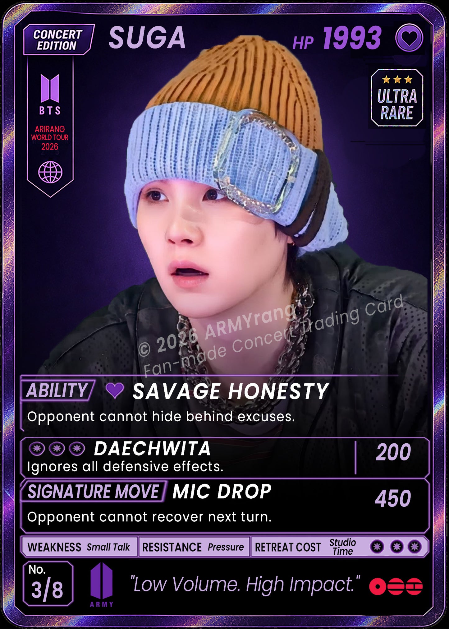 ARMYrang Concert Edition Trading Cards