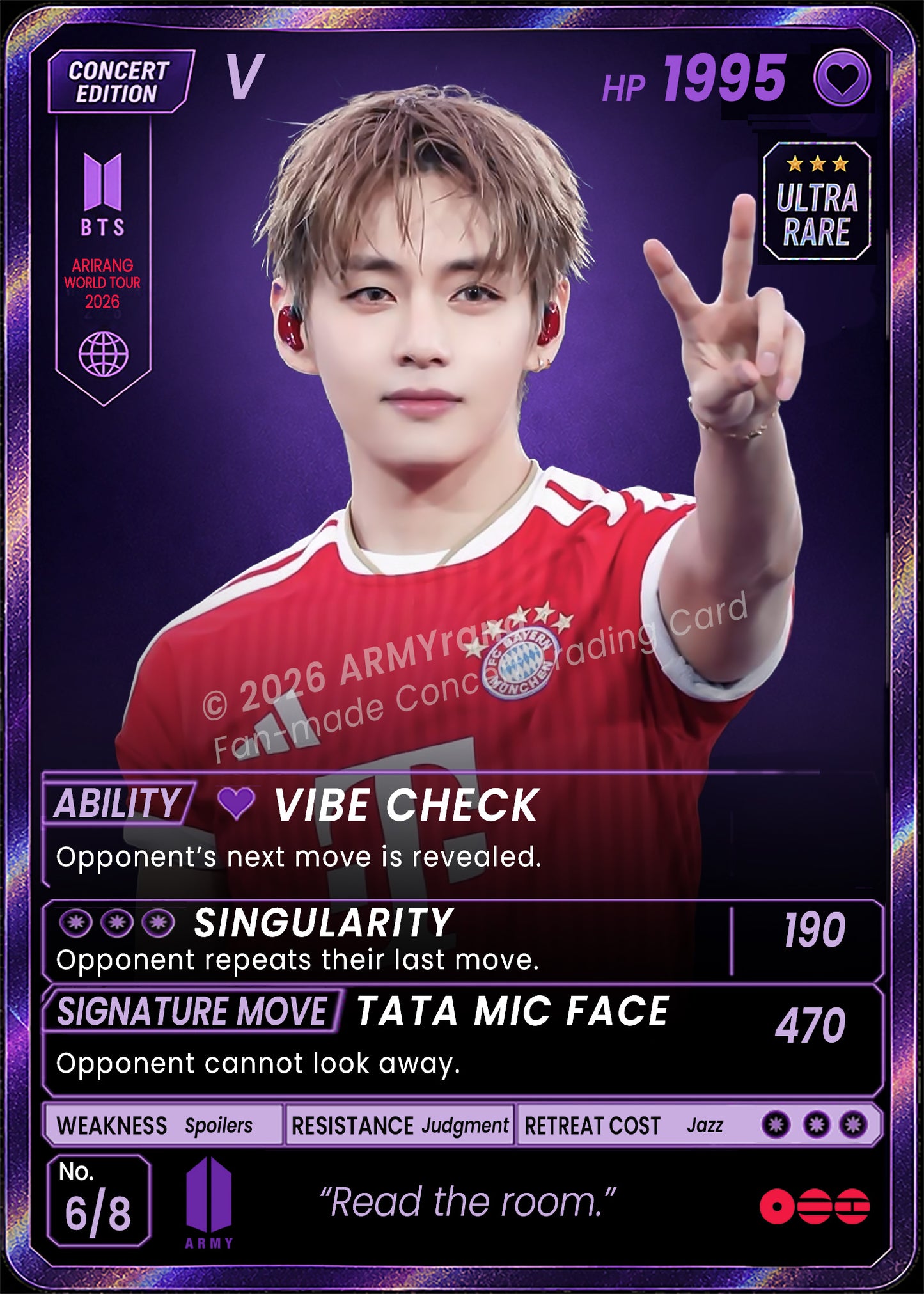 ARMYrang Concert Edition Trading Cards