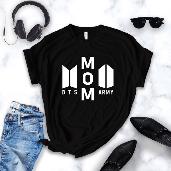 BTS ARMY Mom or Grandma Tshirt, Concert Tee Shirt, Group T-Shirt