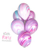 Unicorn Balloons 11 in Marble Balloon Unicorn Birthday Party Supplies, Unicorn Party Decorations, Mermaid Balloons, Baby Shower, Theme First