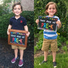 First and Last Day of Pre-K Sign Chalkboard Poster Back to School